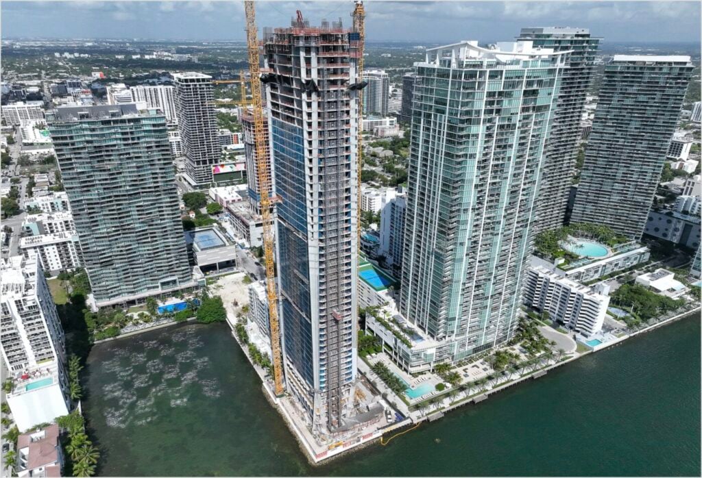 Villa Miami view from the East side