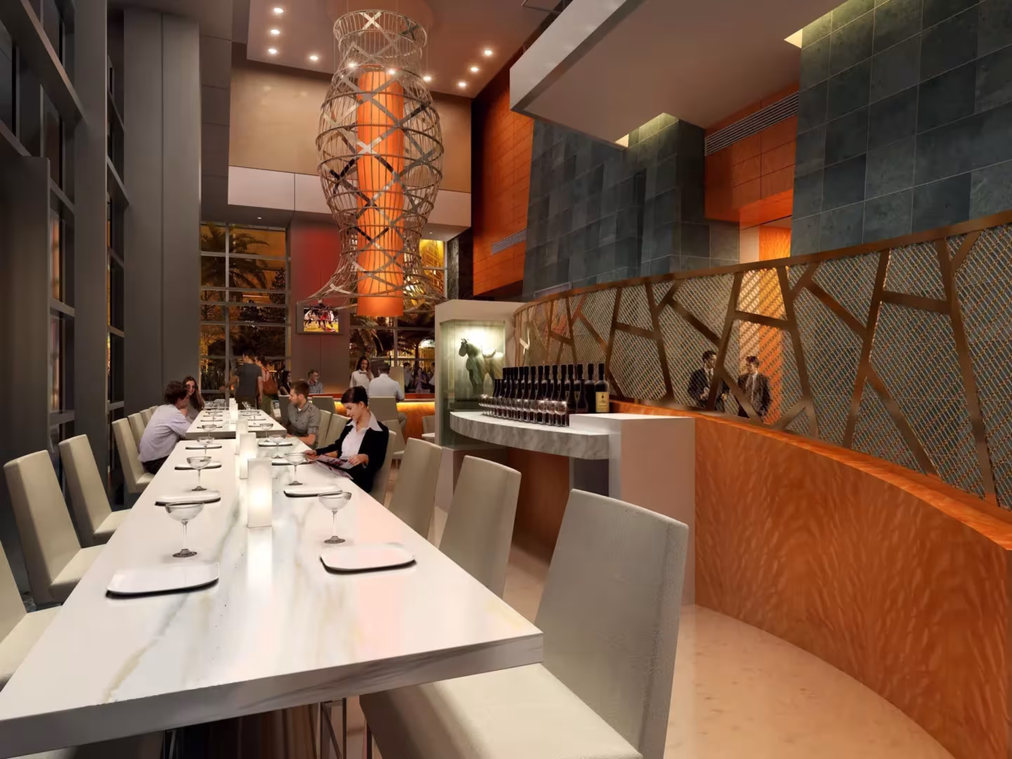 El bar del vestíbulo del Four Seasons